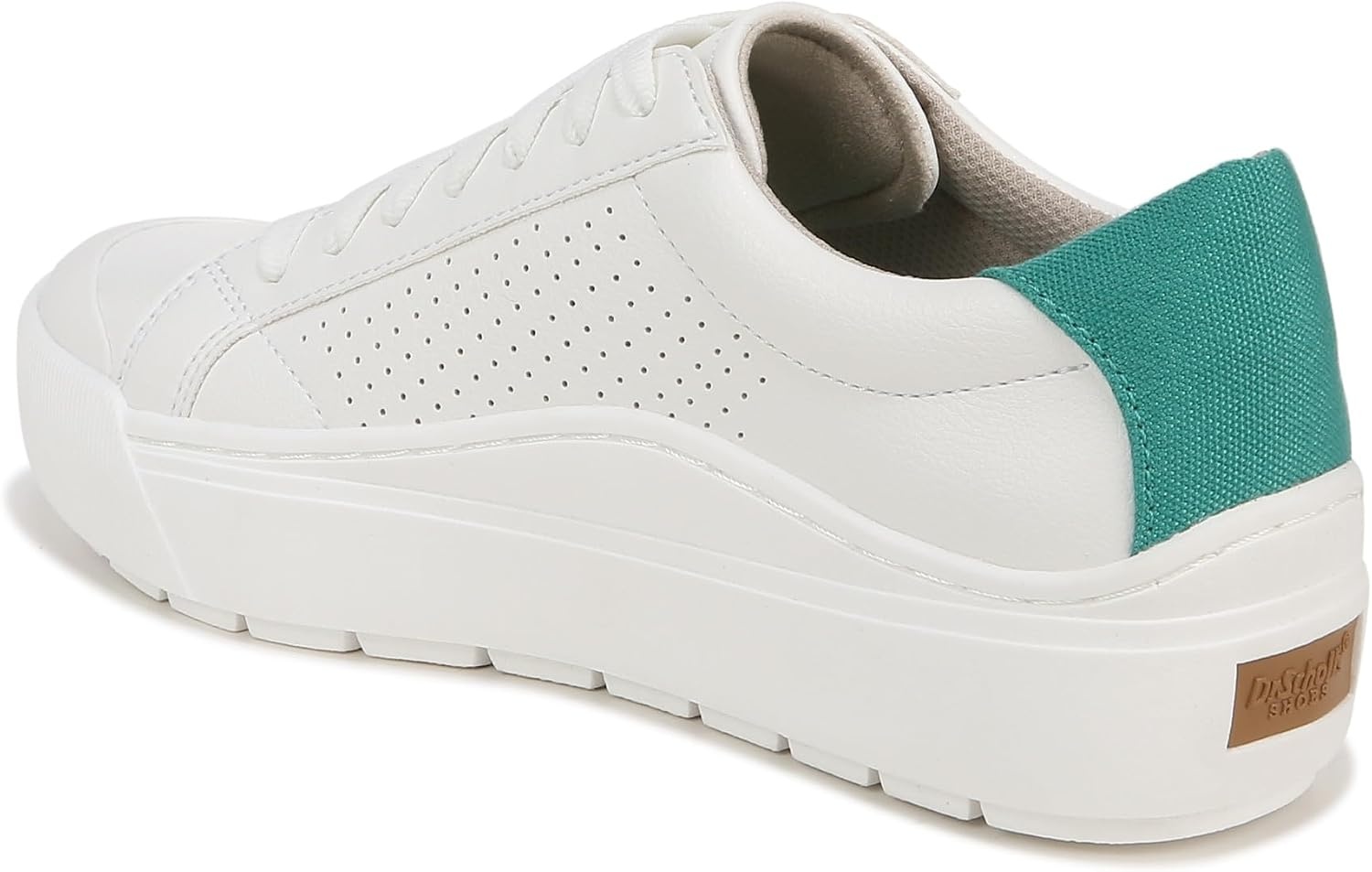 image:imageDr Scholls Shoes Womens Time Off Sneaker Comfortable Walking ShoesWhiteGreen Perf