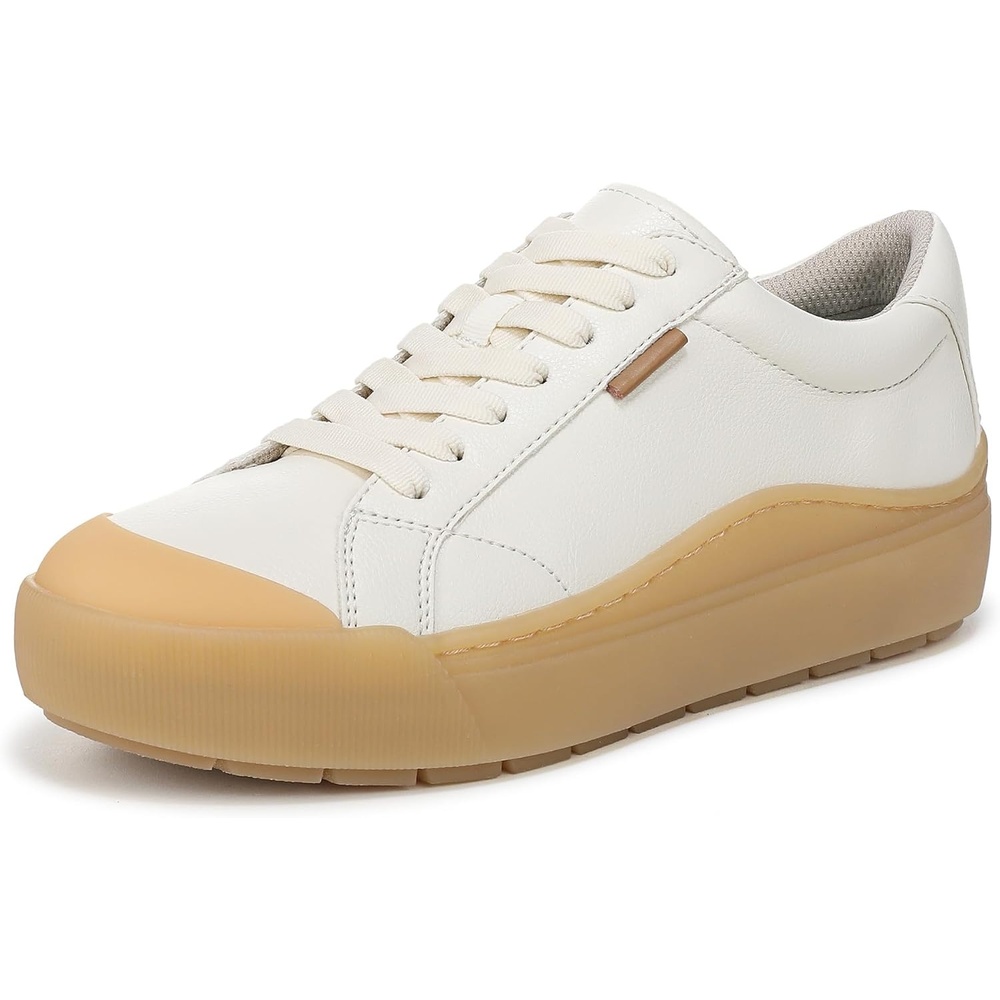 image:imageDr Scholls Shoes Womens Time Off Sneaker Comfortable Walking ShoesOff White Gum Sole