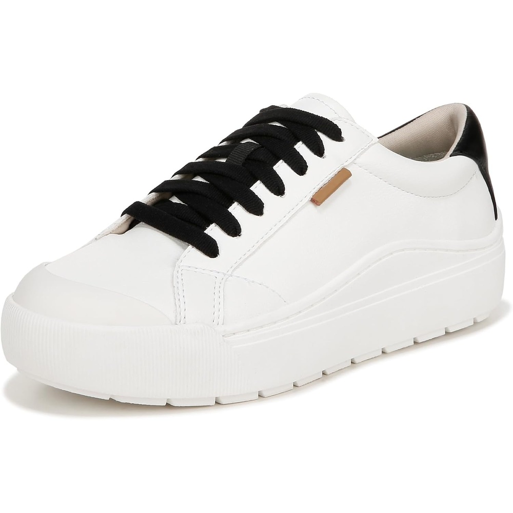 image:imageDr Scholls Shoes Womens Time Off Sneaker Comfortable Walking ShoesWhiteBlack Smooth