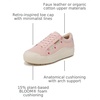 Dr. Scholl’s Shoes Women’s Time Off Sneaker, Comfortable Walking Shoes(Blush Pink Multi Floral Embroidery)