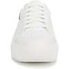 Dr. Scholl’s Shoes Women’s Time Off Sneaker, Comfortable Walking Shoes(White Crochet Lace)