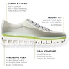 Dr. Scholl’s Shoes Women’s Time Off Sneaker, Comfortable Walking Shoes(White Faux Leather)