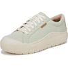 Dr. Scholl’s Shoes Women’s Time Off Sneaker, Comfortable Walking Shoes(Aloe Green Fabric)