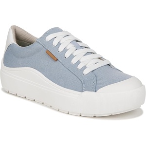 Dr. Scholl’s Shoes Women’s Time Off Sneaker, Comfortable Walking Shoes(Blue  Red)