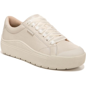 Dr. Scholl’s Shoes Women’s Time Off Sneaker, Comfortable Walking Shoes(Champagne Shimmer Bansky Faux Leather)
