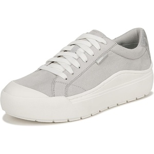 Dr. Scholl’s Shoes Women’s Time Off Sneaker, Comfortable Walking Shoes(Vapor Grey Microfiber)